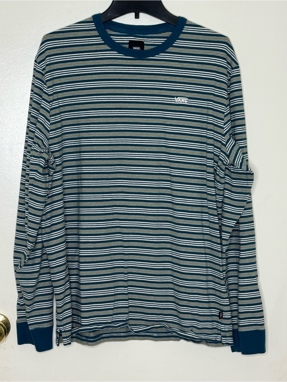 Vans Retro Skate Multi-Color Stripe Long Sleeve Tee